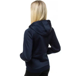 Sieviešu tumši zila jaka ar rozā detaļām Lepi