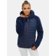 Sieviešu plānā tumši zilā pufja jaka Amor Jakas