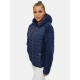 Sieviešu plānā tumši zilā pufja jaka Amor Jakas