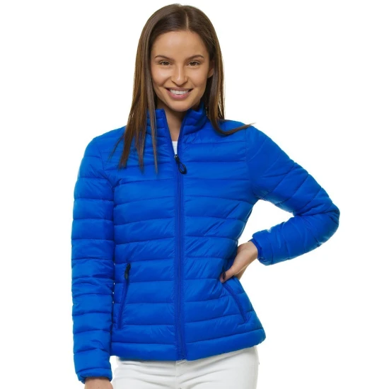 Sieviešu pavasara jaka Doli gaiši zilā krāsā Sieviešu jakas