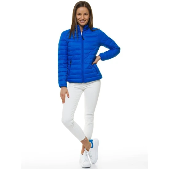 Sieviešu pavasara jaka Doli gaiši zilā krāsā Sieviešu jakas