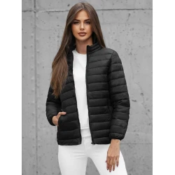 Sieviešu pavasara jaka Doli melnā krāsā