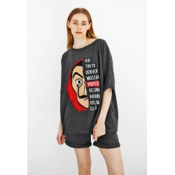 Tumši pelēks dāmu komplekts Vendetta