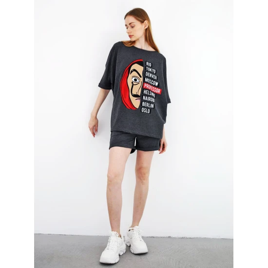 Tumši pelēks dāmu komplekts Vendetta PK1121 Premium