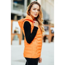 Oranža veste ar kapuci Dzil