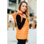 Oranža veste ar kapuci Dzil