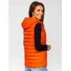 Oranža veste ar kapuci Dzil JS/M23039