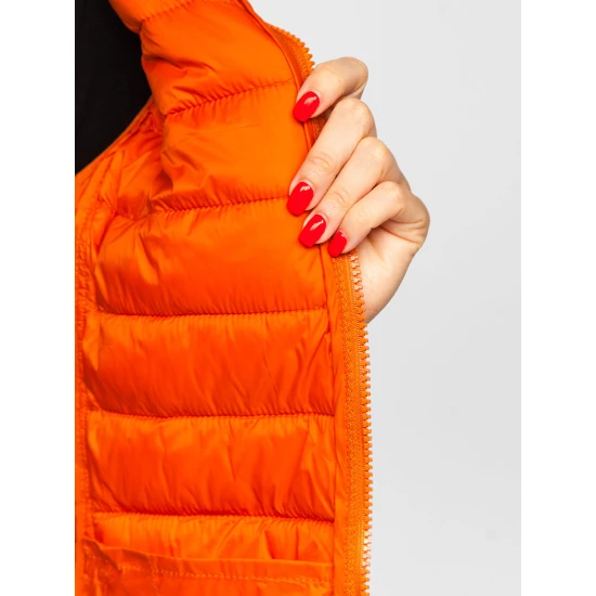 Oranža veste ar kapuci Dzil JS/M23039