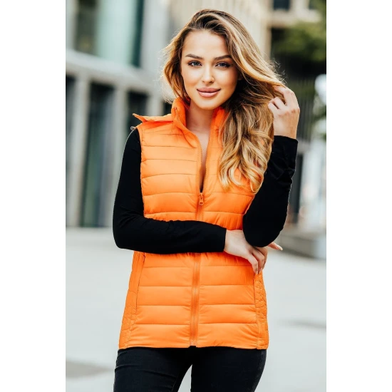 Oranža veste ar kapuci Dzil JS/M23039