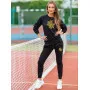 Sieviešu melnais sporta komplekts Vytis-GOLD