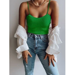 Akcijas Zaļais sieviešu t-krekls Kayla