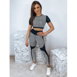 Melns sieviešu sporta komplekts Okra