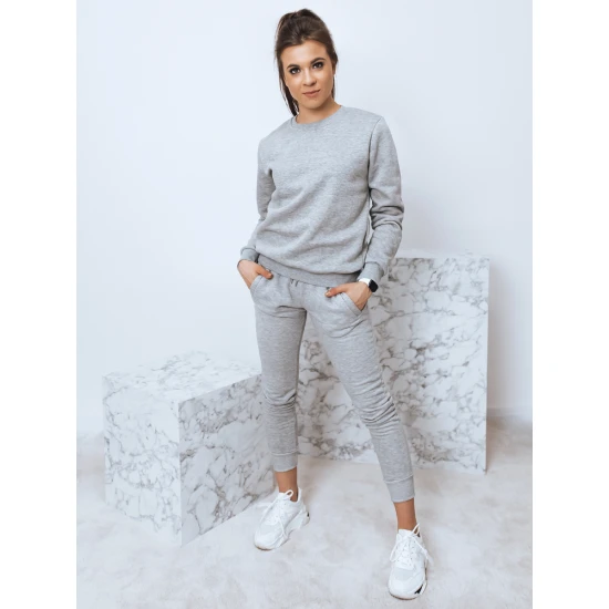 Gaiši pelēks sieviešu komplekts Etel Sieviešu uzvalki