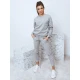 Gaiši pelēks sieviešu komplekts Etel Sieviešu uzvalki