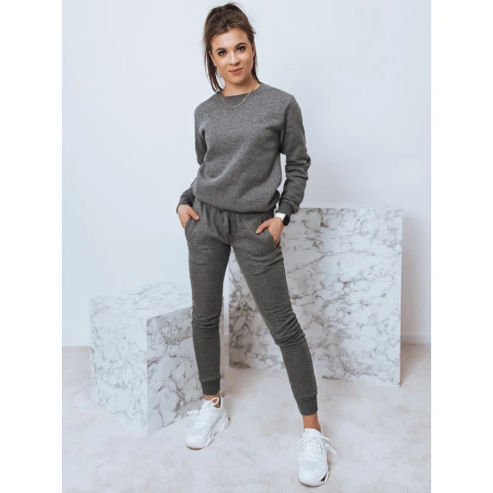 Tumši pelēks sieviešu komplekts Etel Sieviešu uzvalki