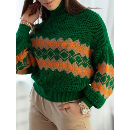 Zaļš sieviešu džemperis Laloni MY1373