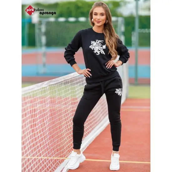 Sieviešu melns sporta komplekts Vytis Sportinis4