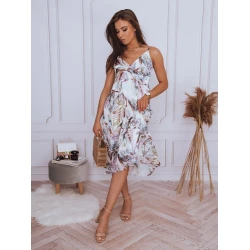 Akcija Balta sieviešu kleita ar puķēm Ladybird