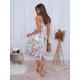 Akcija Balta sieviešu kleita ar puķēm Ladybird EY1818