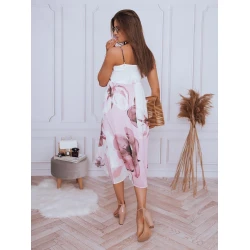 Akcija Balta sieviešu kleita ar rozā puķēm "Ladybird"