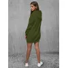 Khaki sieviešu kleita ar kapuci Megan JS/YS10003/29
