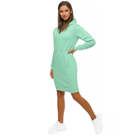 Sieviešu piparmētru kleita ar kapuci Margaret JS/YS10005/39