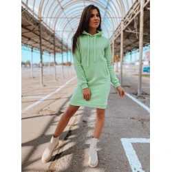 Sieviešu piparmētru kleita ar kapuci Margaret