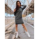 Sieviešu pelēka kleita ar kapuci Margaret JS/YS10005/5