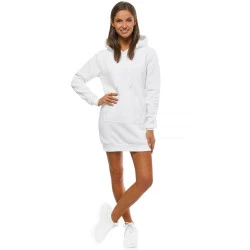 Izpārdošana: sieviešu balta kleita ar kapuci Megan