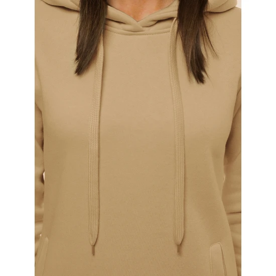 Sieviešu kleita ar kapuci brūnā krāsā Margaret JS/YS10005