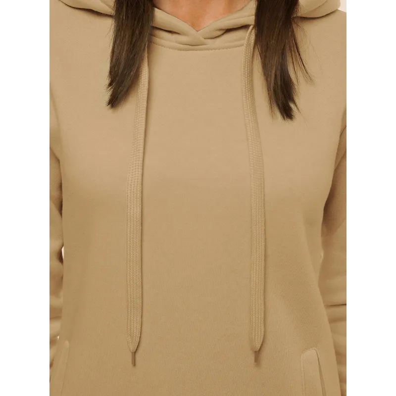 Sieviešu kleita ar kapuci brūnā krāsā Margaret JS/YS10005
