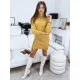 Womens knitted yellow dress Piron MY1901