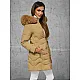 Bēšs sieviešu ziemas jaka Tamira JS/16M9121/62