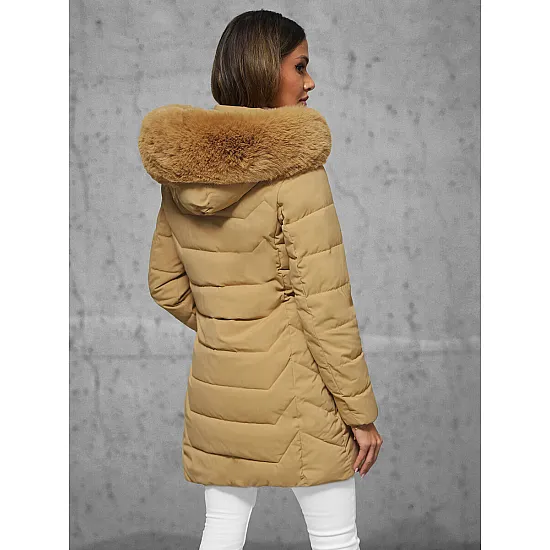 Bēšs sieviešu ziemas jaka Tamira JS/16M9121/62