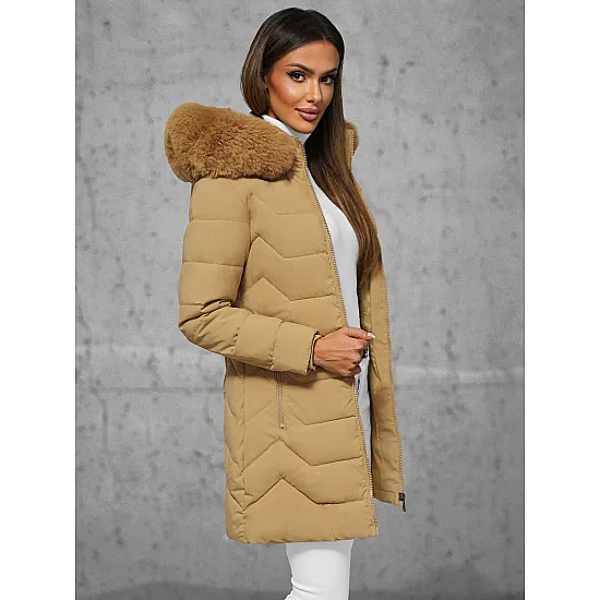 Bēšs sieviešu ziemas jaka Tamira JS/16M9121/62