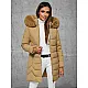 Bēšs sieviešu ziemas jaka Tamira JS/16M9121/62