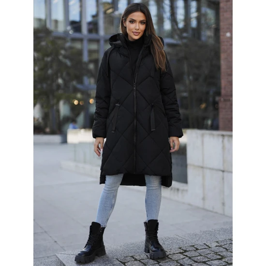 Garā melnā ziemas jaka Steper