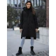 Garā melnā ziemas jaka Steper