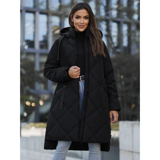 Garā melnā ziemas jaka Steper