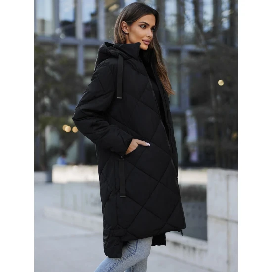 Garā melnā ziemas jaka Steper