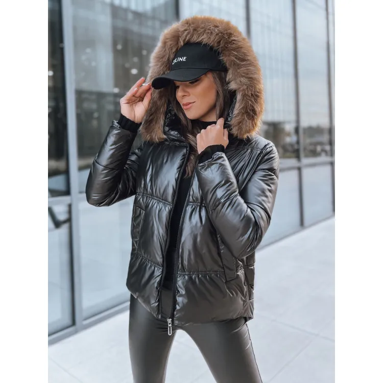 Melna sieviešu jaka Sparkle TY3953