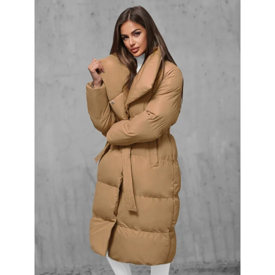 Sieviešu brūns mētelis Korper JS/M737/84