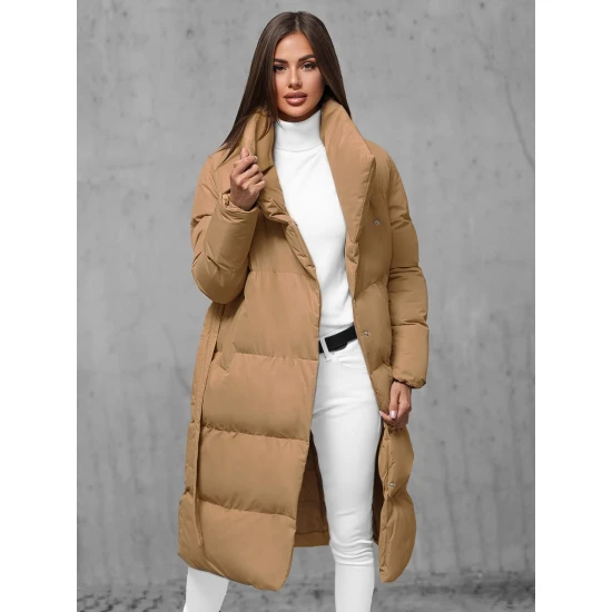 Sieviešu brūns mētelis Korper JS/M737/84