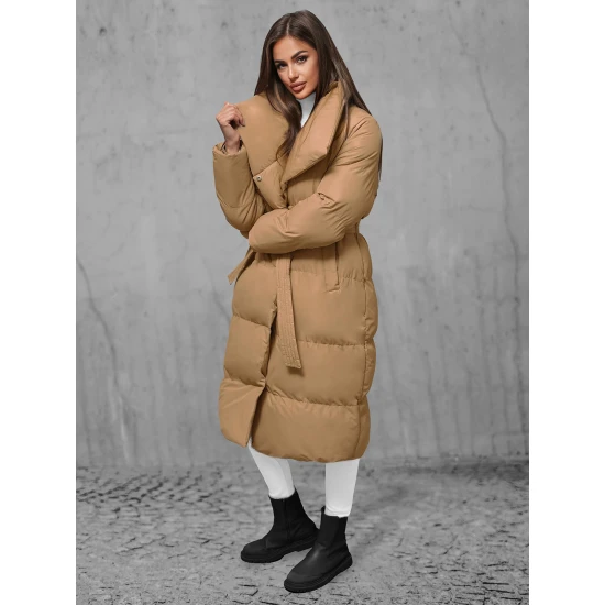 Sieviešu brūns mētelis Korper JS/M737/84