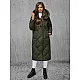 Women's green quilted winter jacket Coco JS/5M3173/136