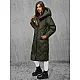 Women's green quilted winter jacket Coco JS/5M3173/136