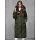 Women's green quilted winter jacket Coco JS/5M3173/136