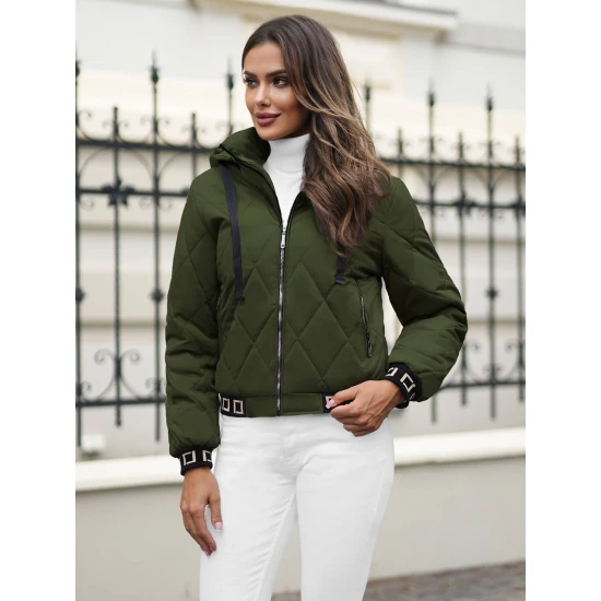 Zaļa dāmu jaka Moren JS/16M9086/136Z