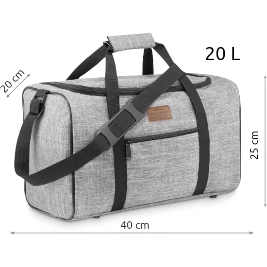 Ceļojumu soma pelēka Piker ZG836