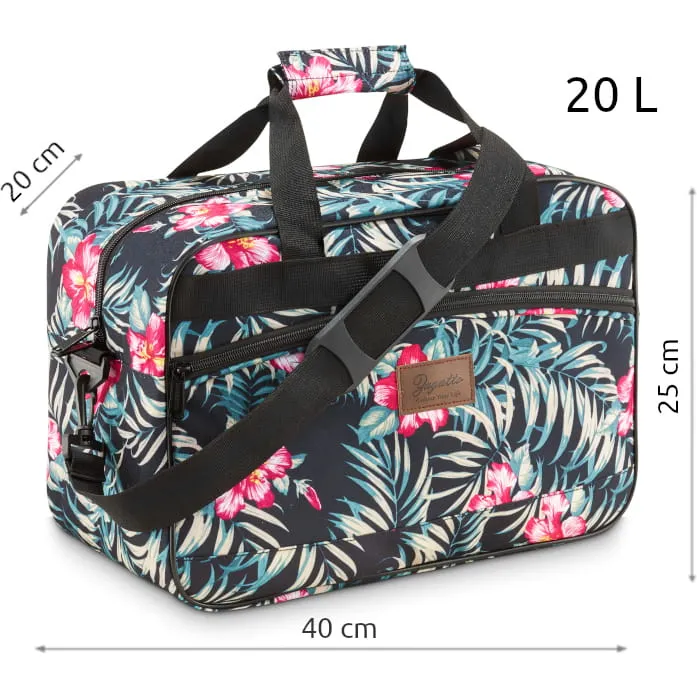 Turbo Floral lidmašīnas ceļojuma soma ZG827